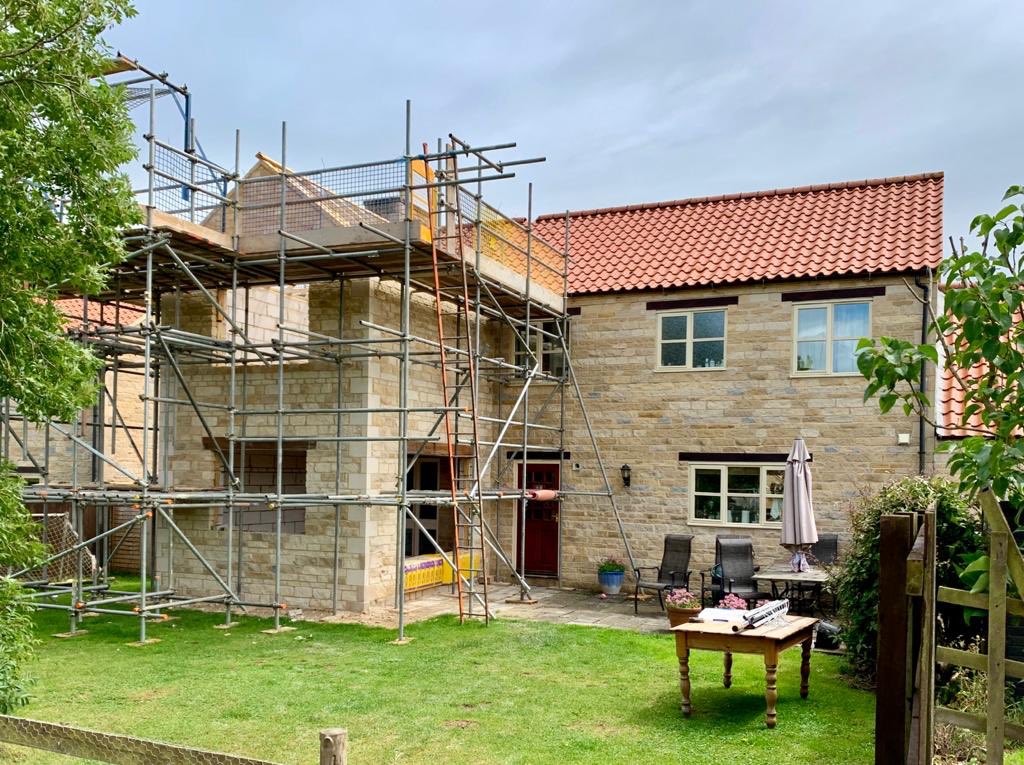This 2 story extension in Castle Bytham starting to take shape. Get in contact if you are thinking of having an extension on 01733 558505 or info@oakwoodhomesltd.co.uk