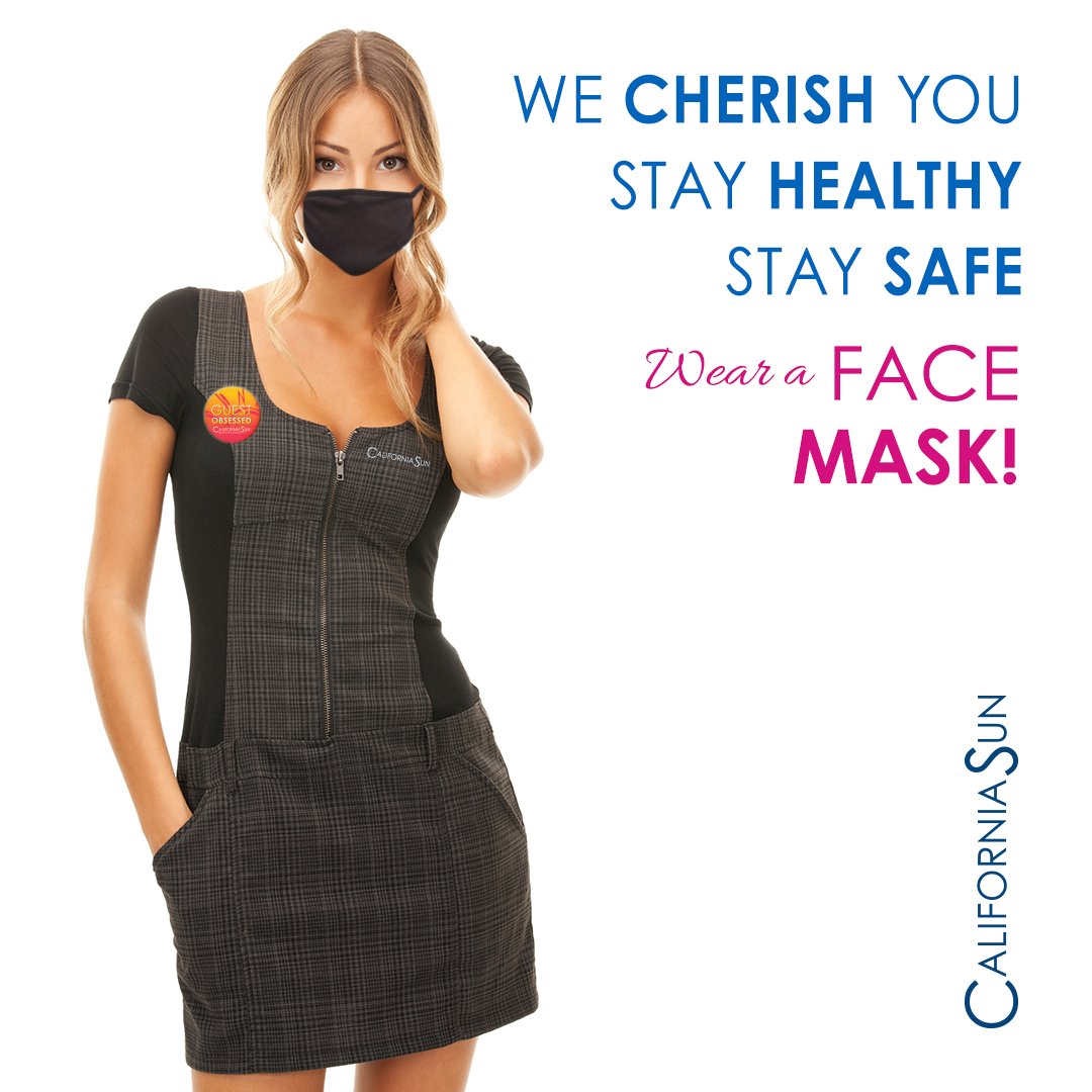 CaliforniaSun's tweet image. In compliance with statewide order issued by Governor Newsom, guests will now be required to wear a mask along with our Spa Consultants.

We thank you all in advance for your assistance as we comply with new regulations. ☀️#californiasun #seeitliveitloveit #lifelovessunlight