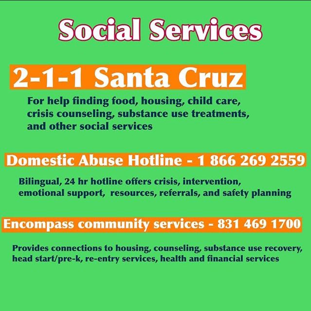 AbolishSC's tweet photo. Who to call instead of police: resource guide for Santa Cruz, CA. https://t.co/nwZQH4V7uB