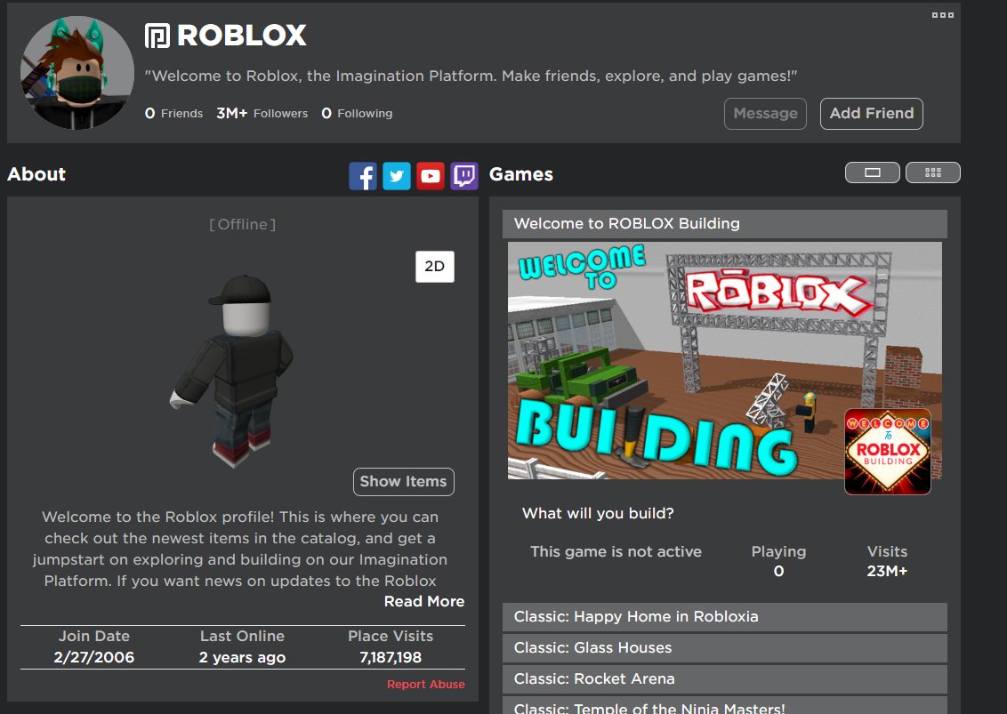 Roblox Users 1 Profile - roblox group recruiting plaza script pastebin