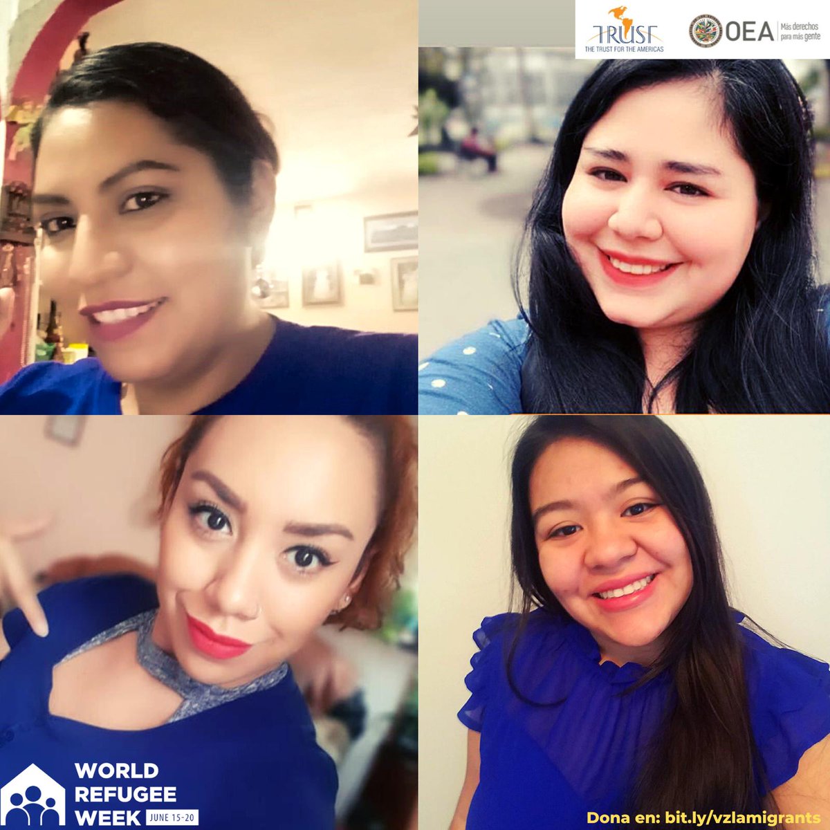Trust4Americas's tweet photo. The Trust for the Americas celebra la campaña #YoUsoAzul porque sabemos que los migrantes venezolanos luchan día a día por una mejor vida.
Ayúdanos a recaudar fondos para facilitar oportunidades económicas a migrantes venezolanos. Dona ahora 👉 https://t.co/0CczLraBVN https://t.co/7UXRew1rPs