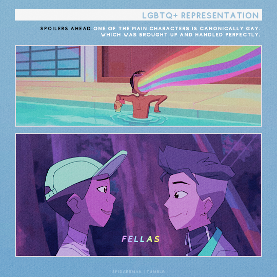 LGBTQ+ Rep! I won't say much so I don't spoil anything, but it made me so happy to see how it was handled!!