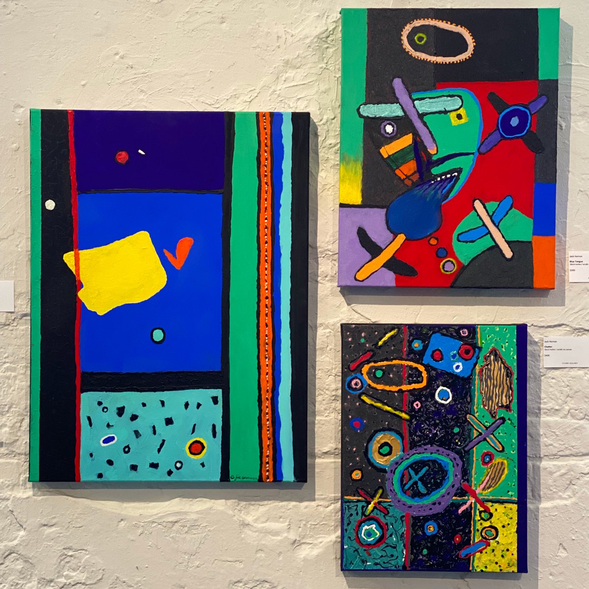 I'm helping <a href="/jackhernonart/">jackhernonart</a> set up a twitter feed! <a href="/DelurkG/">Delurk Gallery</a>  #smallworks #acrylicpaintings 🤠🤠🎨🖌️