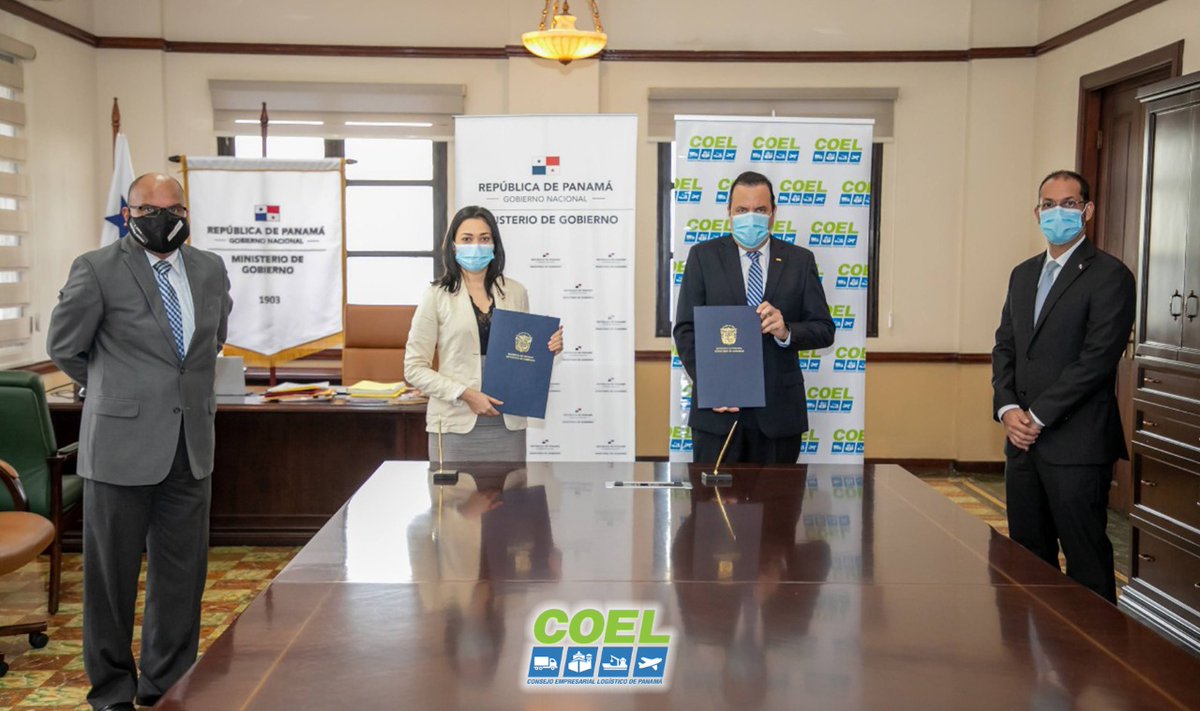 coelpty's tweet photo. Nuestro Presidente Antonio García-Prieto junto a la Ministra de Gobierno, Janaina Tewaney Mencomo, firmaron hoy un convenio de cooperación para promover una alianza pública-privada en el ámbito de la acción humanitaria a través del Hub Humanitario(CLRAH).
@MinGobPma @AntonioGP12 https://t.co/luj0AK0I88