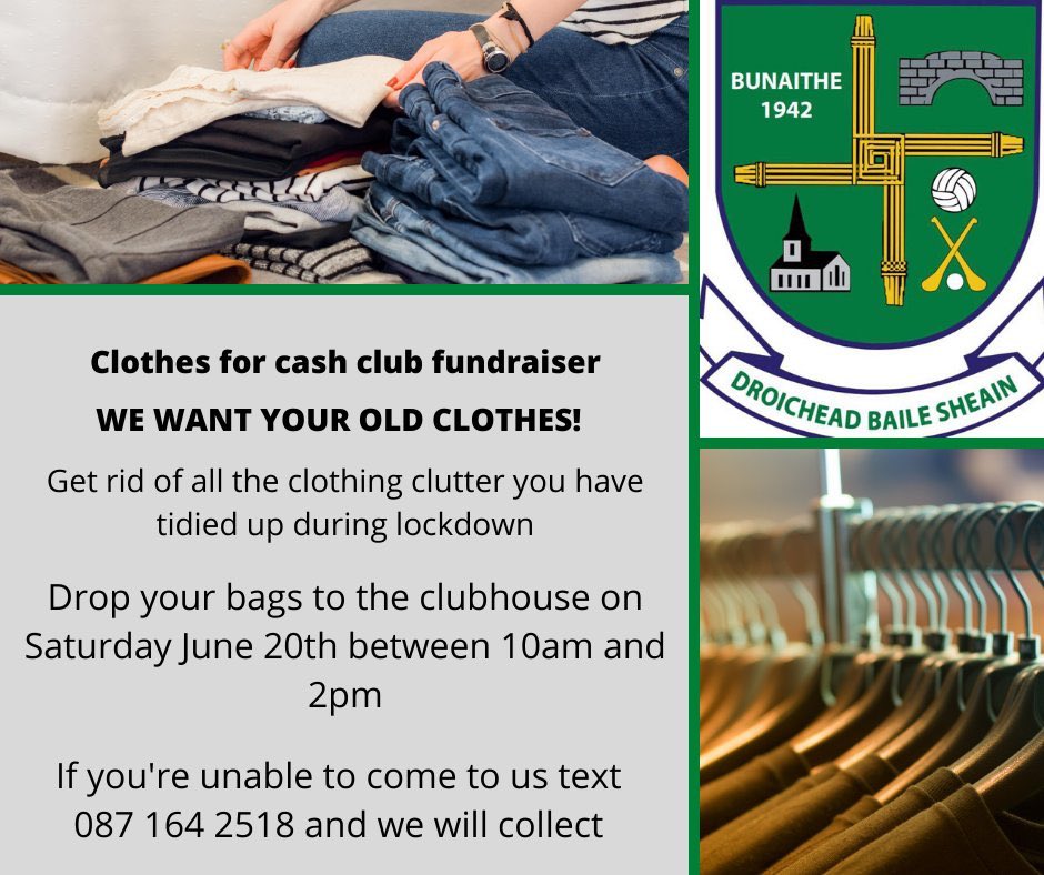 Seánie Bennett © (@bennettseanie) on Twitter photo Please support this club fundraiser while getting rid of all your lockdown clothing clutter! 🇸🇱 Pls RT <a href="/cotzymc89/">cathal mcnally</a> <a href="/CribbinPaul/">Paul Cribbin</a> @flanaganbrian <a href="/SeanHurleyy/">Seán Hurley</a> <a href="/AisHolton/">Aisling Holton</a> <a href="/cloflanagan/">Clodagh Flanagan</a> <a href="/siobhanhurl/">Siobhan Hurley</a> <a href="/HamletCourt/">Hamlet Court Hotel</a> <a href="/KildareGAA/">Kildare GAA</a> <a href="/TheBridgeCamogs/">TheBridgeCamogs</a> <a href="/KildareCamogie/">Kildare Camogie</a> Please support this club fundraiser while getting rid of all your lockdown clothing clutter! 🇸🇱 Pls RT <a href="/cotzymc89/">cathal mcnally</a> <a href="/CribbinPaul/">Paul Cribbin</a> @flanaganbrian <a href="/SeanHurleyy/">Seán Hurley</a> <a href="/AisHolton/">Aisling Holton</a> <a href="/cloflanagan/">Clodagh Flanagan</a> <a href="/siobhanhurl/">Siobhan Hurley</a> <a href="/HamletCourt/">Hamlet Court Hotel</a> <a href="/KildareGAA/">Kildare GAA</a> <a href="/TheBridgeCamogs/">TheBridgeCamogs</a> <a href="/KildareCamogie/">Kildare Camogie</a>