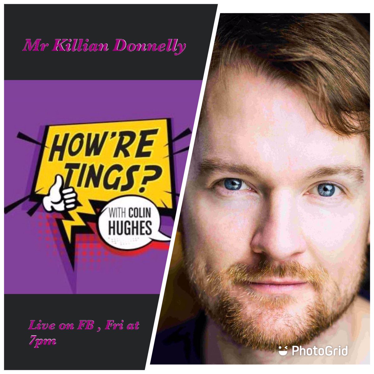 How’re Tings (@howretingspod) on Twitter photo Just under an hour to go until our live chat with <a href="/killiandonnelly/">Killian Donnelly</a> ! We hope you can join us on our FB page at 7pm! Just under an hour to go until our live chat with <a href="/killiandonnelly/">Killian Donnelly</a> ! We hope you can join us on our FB page at 7pm!