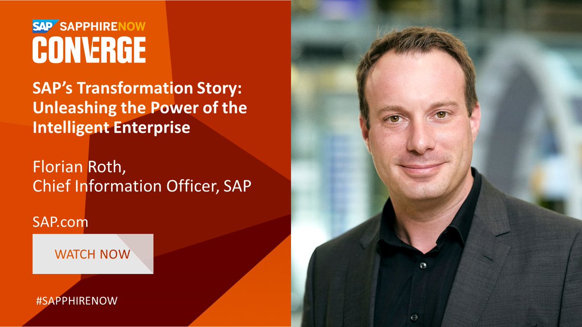 FlRoth's tweet image. #SAP’s Transformation Story: Unleashing the Power of the Intelligent Enterprise.
Join @benniblau and myself for our #SAPrunsSAP session and learn how your company can stay resilient in uncertain times. #SAPPHIRENOW

lnkd.in/eQwpveQ