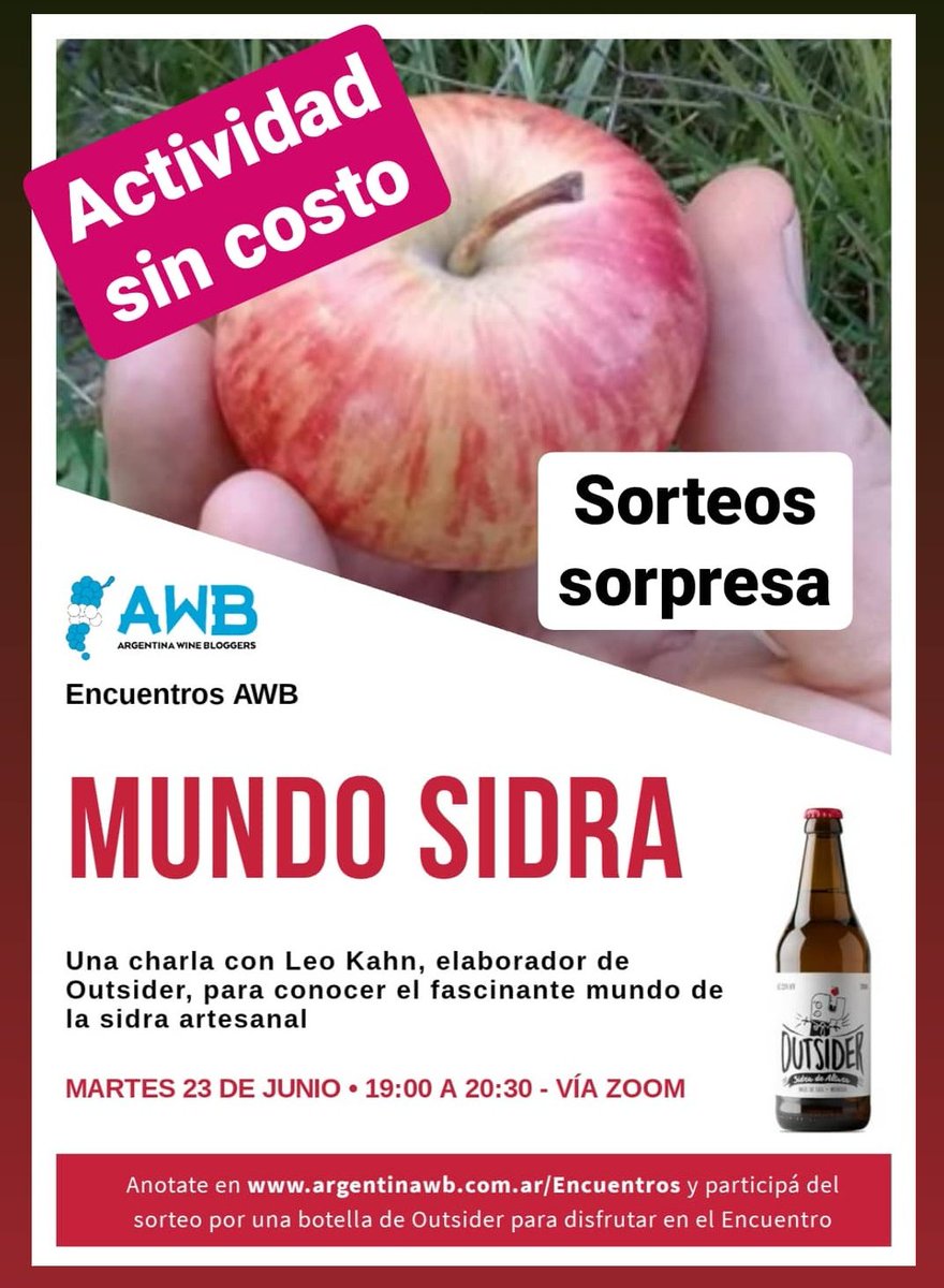 ArgWineBloggers's tweet photo. ¡LOS ESPERAMOS!
https://t.co/cyOrdQKz4N https://t.co/EBskJwLEg1