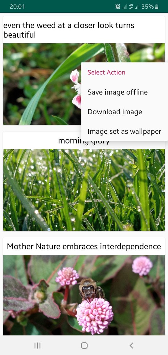 Symoh_Muiruri's tweet image. Day 38 of #100DaysOfCode.
#PassionUnlocksPotential #passionateprogrammer.
Still hammering the project.
Soon everyone will enjoy these nice photos. Got motivation to develop this app from my friends who kept on asking me to share the photos i shoot.