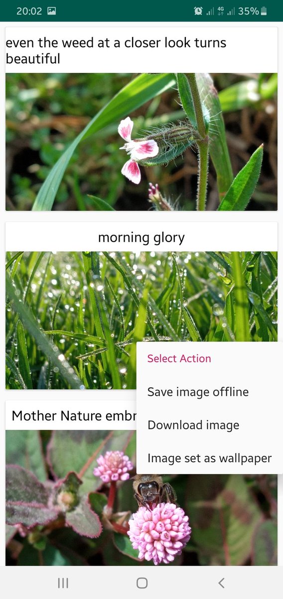 Symoh_Muiruri's tweet image. Day 38 of #100DaysOfCode.
#PassionUnlocksPotential #passionateprogrammer.
Still hammering the project.
Soon everyone will enjoy these nice photos. Got motivation to develop this app from my friends who kept on asking me to share the photos i shoot.