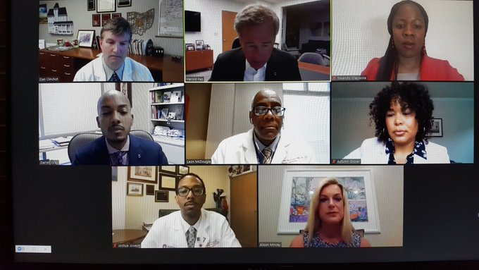 mahrousMD's tweet photo. @OSUWexMed ANTI-RACISM plan in action. We will #Elevate, #Engage, #Equib and #Empower. Thank you to inspiring leaders @drhpaz. https://t.co/F1a3v3PXDB
