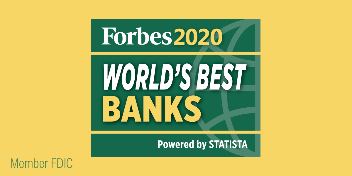 gobellbanks's tweet photo. 📢 📢 Bell has again been named among the World’s Best Banks by none other than @Forbes! We came in at #4 among U.S. banks, based on customer satisfaction, trustworthiness, services and financial advice. 👏🏻 👏🏻 
Thanks to our loyal customers! 💙💙 
👉🏻 🔗 https://t.co/vPApsQMKH5 https://t.co/FbFk4j1St0