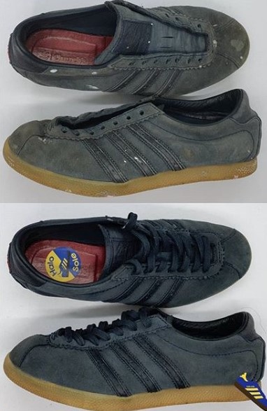 Paint on Church's is never a good look 😁

Steam &amp; Deep Cleaned back to looking 👌🏻