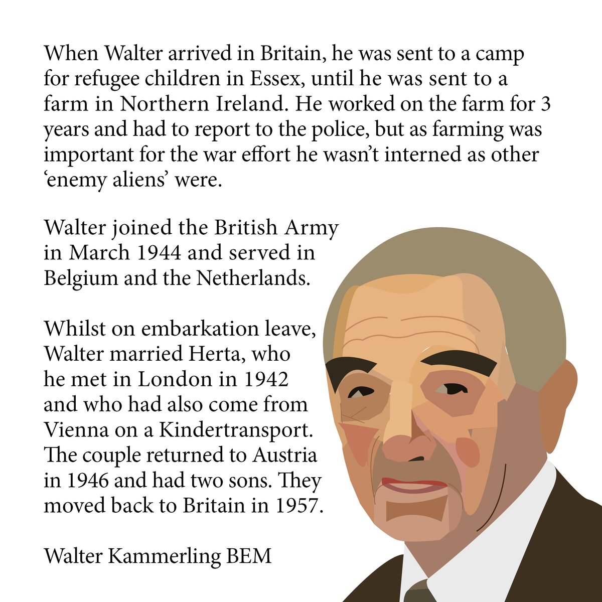 HolocaustUK's tweet photo. Many of our survivors came to the UK after WWII as refugees. You can find out more about their stories here: https://t.co/s6Y1qNlK6U #RefugeeWeek https://t.co/q9axZKHGjE