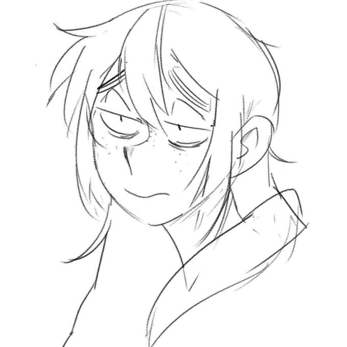 練習用の表情落書きとかもこそっと 