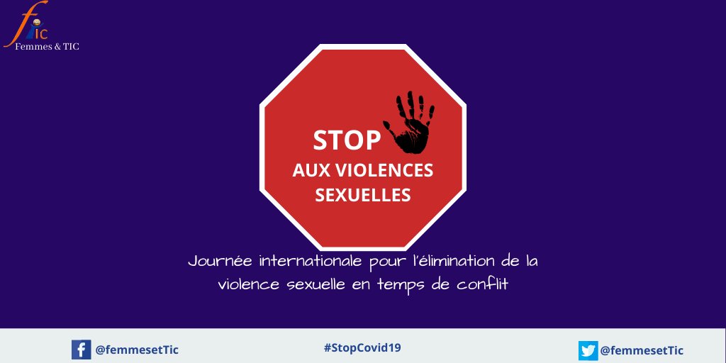 FemmesetTIC's tweet photo. « La #violenceSexuelle remet en question le droit de tout un chacun à mener sa vie dans la dignité et elle représente une menace pour la paix et la sécurité collectives ». António Guterres, SG de l’#ONU, NY, 19/03/2017

#FemmesetTIC #StopCOVID19 #StopAuxViolencesSexuelles https://t.co/jSo87kz6BF