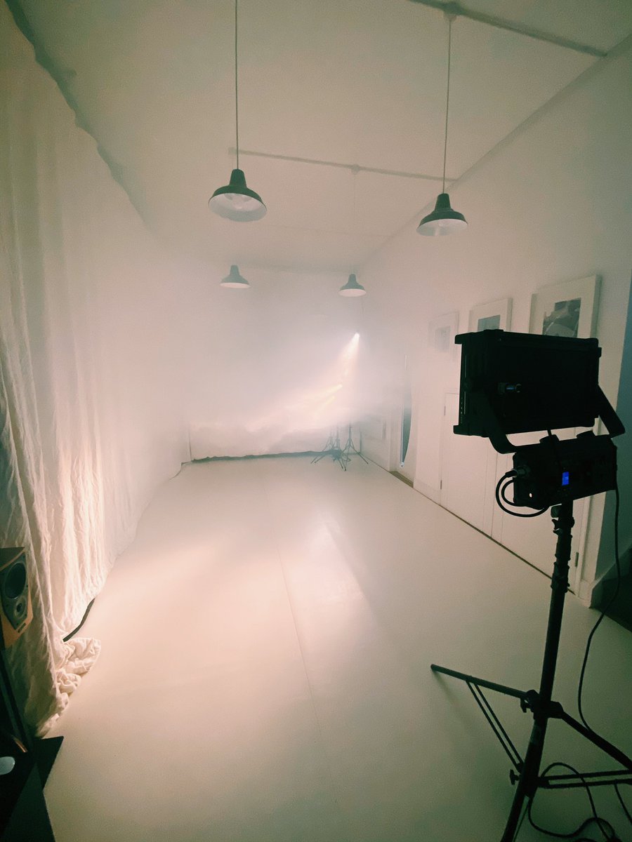 Shooting for a music video in our studio today. Installing a secondary track for full greenscreen and white-out setups next week. Available for dryhire aswell as crewed. A great creative space and good for pieces to camera. More details on our website.