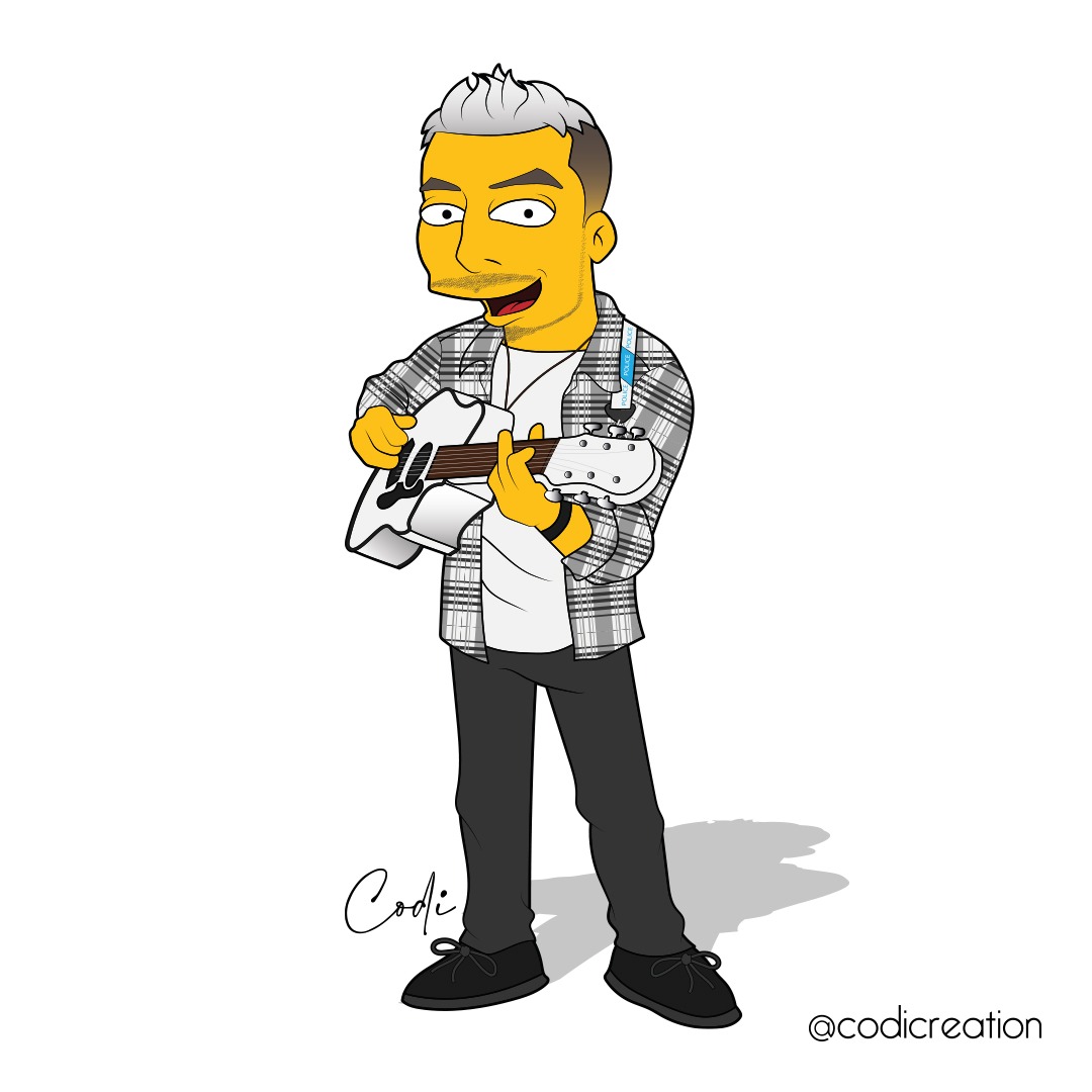 soyjosetena's tweet photo. ME ENCANTAAAAAAAA!! He sido #simpsonizado por el gran #codicreation y me he dao mi paseito por #springfield, como siempre con mi guitarrilla y mi camisa preferida jeje.
#sigueme #siguemeytesigo #instadaily #followme #follow 
#instagramers #influencer #marketingonline #aloha #view https://t.co/J0o7hVYUqK