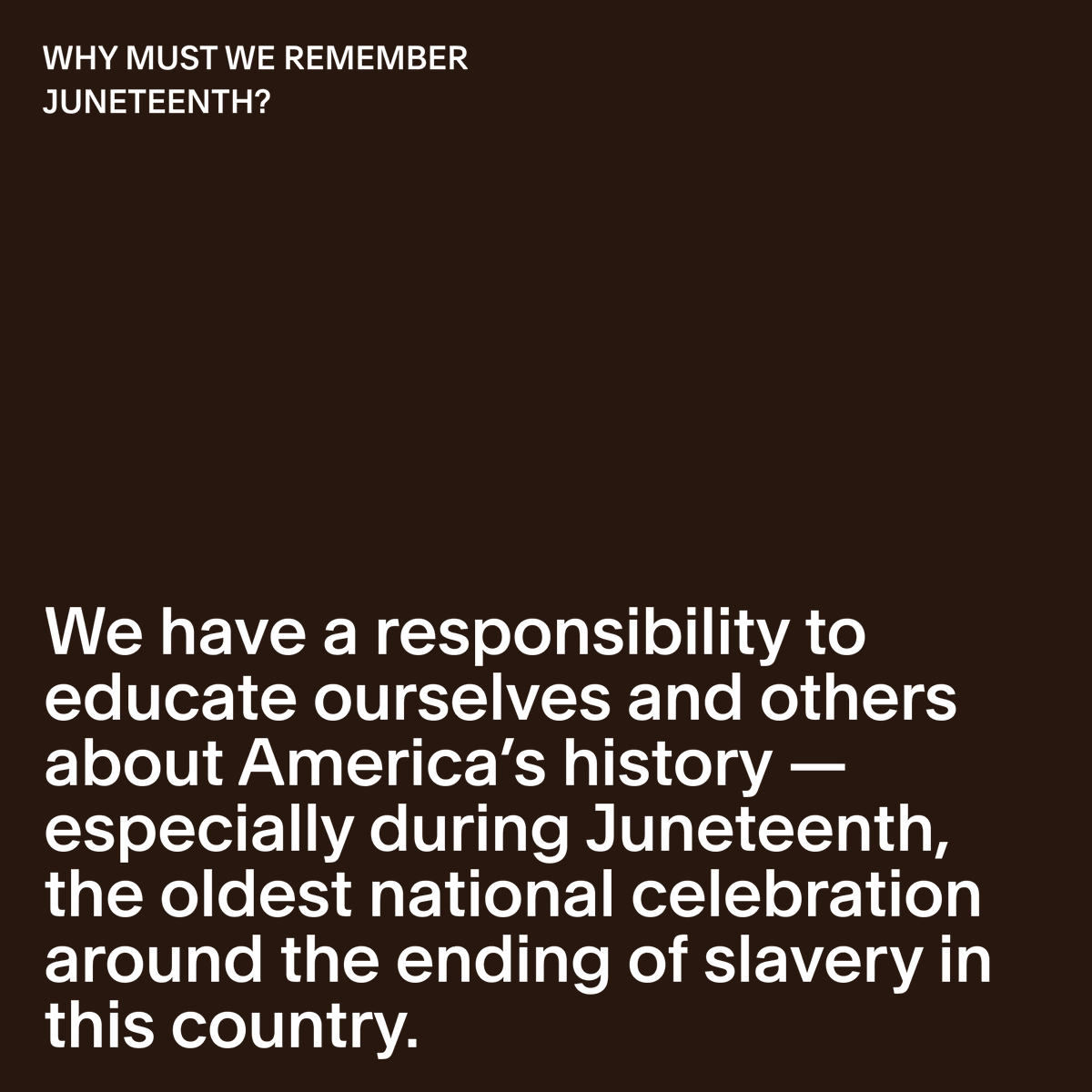 squarespace's tweet photo. (1/2) Today is #Juneteenth: the oldest national commemoration of the end of slavery. With help from illustrator, designer and customer @briabydesign, swipe through for a brief history of the holiday and its importance ⬇️ https://t.co/TgafM0e1mi