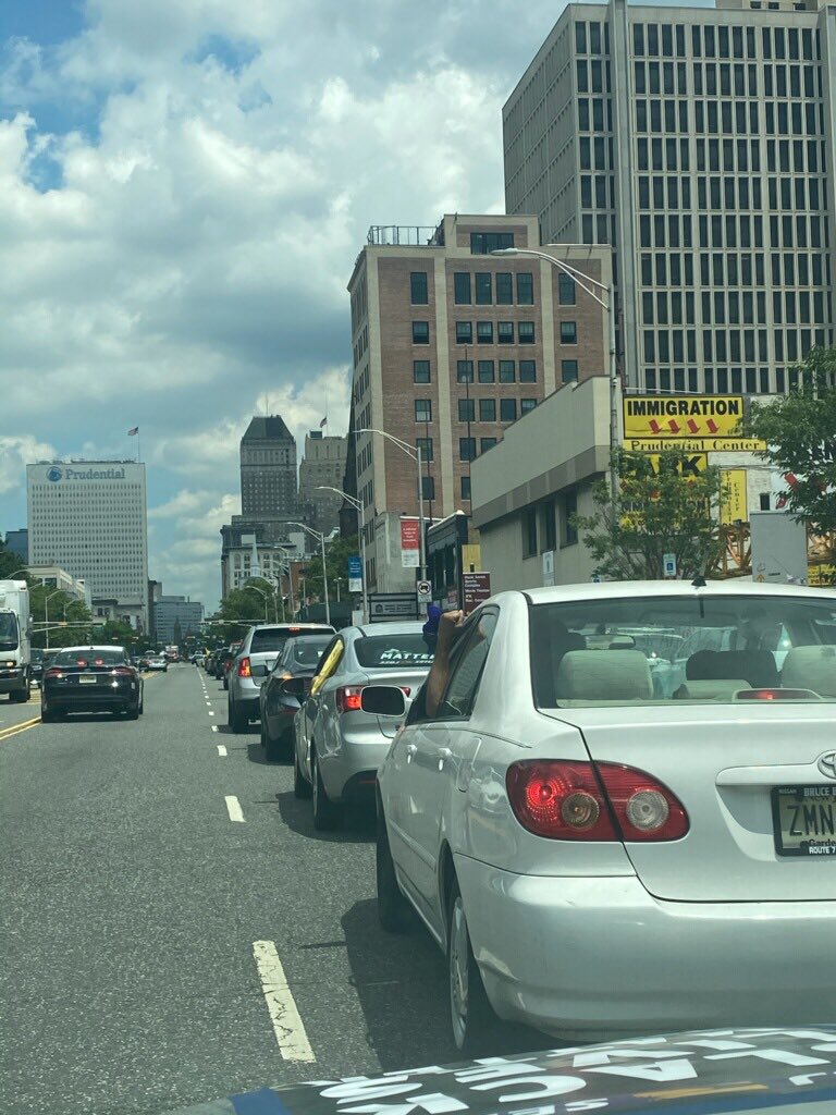 32BJSEIU's tweet photo. #JuneteenthDrivetoJustice in Newark, NJ with @MaketheRoadNJ and @LWC_workers! Because without racial justice, there is no worker justice. #Juneteenth
#BlackLivesMatter https://t.co/NVajDLMBLU