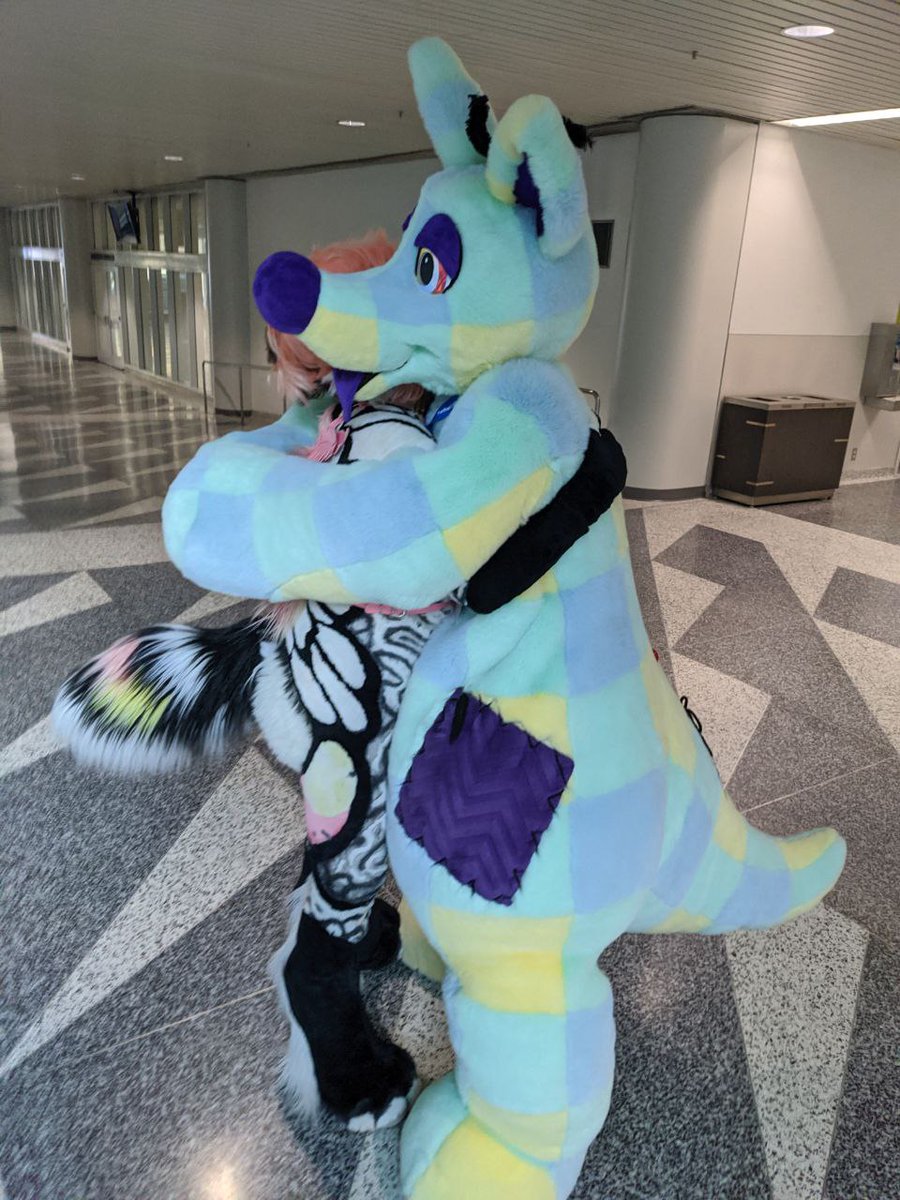 Wooz (@woozleplush) on Twitter photo Finally someone who knows how to appreciate a plush belly! <a href="/RioLepidoptera/">Actually a werewolf</a> earned her woozle hug #FursuitFriday Finally someone who knows how to appreciate a plush belly! <a href="/RioLepidoptera/">Actually a werewolf</a> earned her woozle hug #FursuitFriday