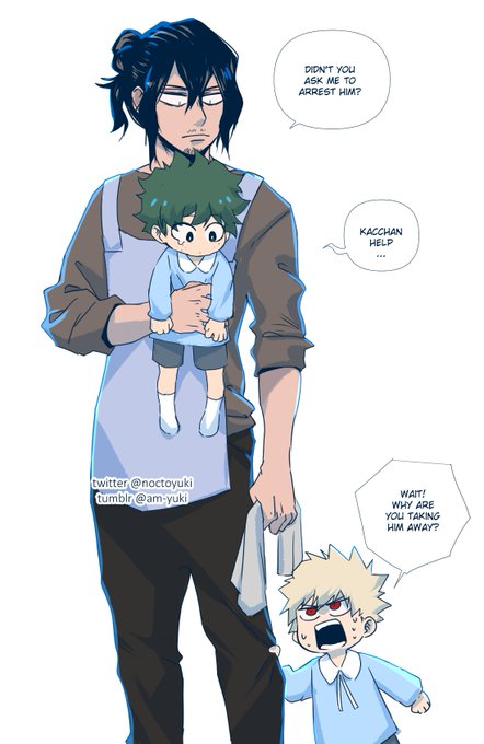 that one time Aizawa got fed up with Kacchan asking him to arrest Deku

https://t.co/MufilO2xnm 