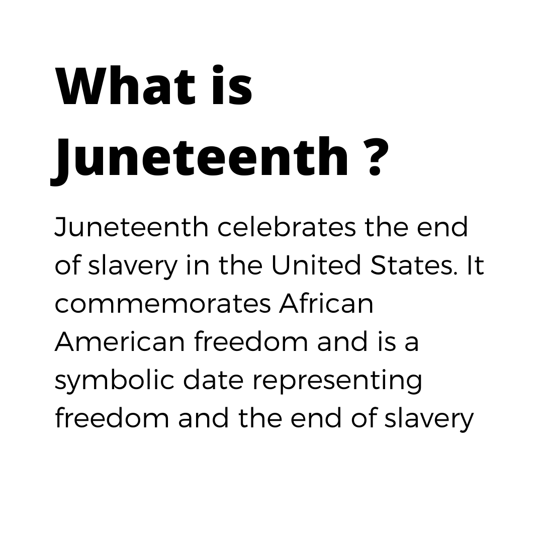 IACURH's tweet photo. Today is Juneteenth, head to our Instagram for information on the holiday that celebrates Black Freedom and the end of slavery in the US. https://t.co/Xp9qrkIp37
