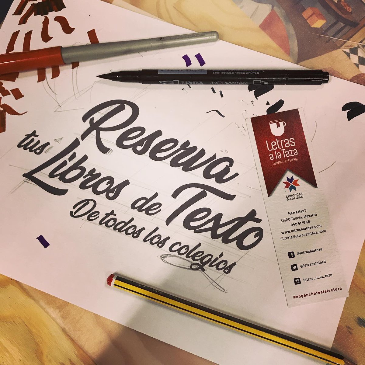 Que nadie se quede sin saber qué ya se pueden encargar los Libros de texto 📚, de todos los colegios de la Ribera.
Por teléfono 📞 948411955
Por E-Mail 📧 libreria@letrasalataza.com
#librosdetexto #colegios #preparandolavuelta #Tudela