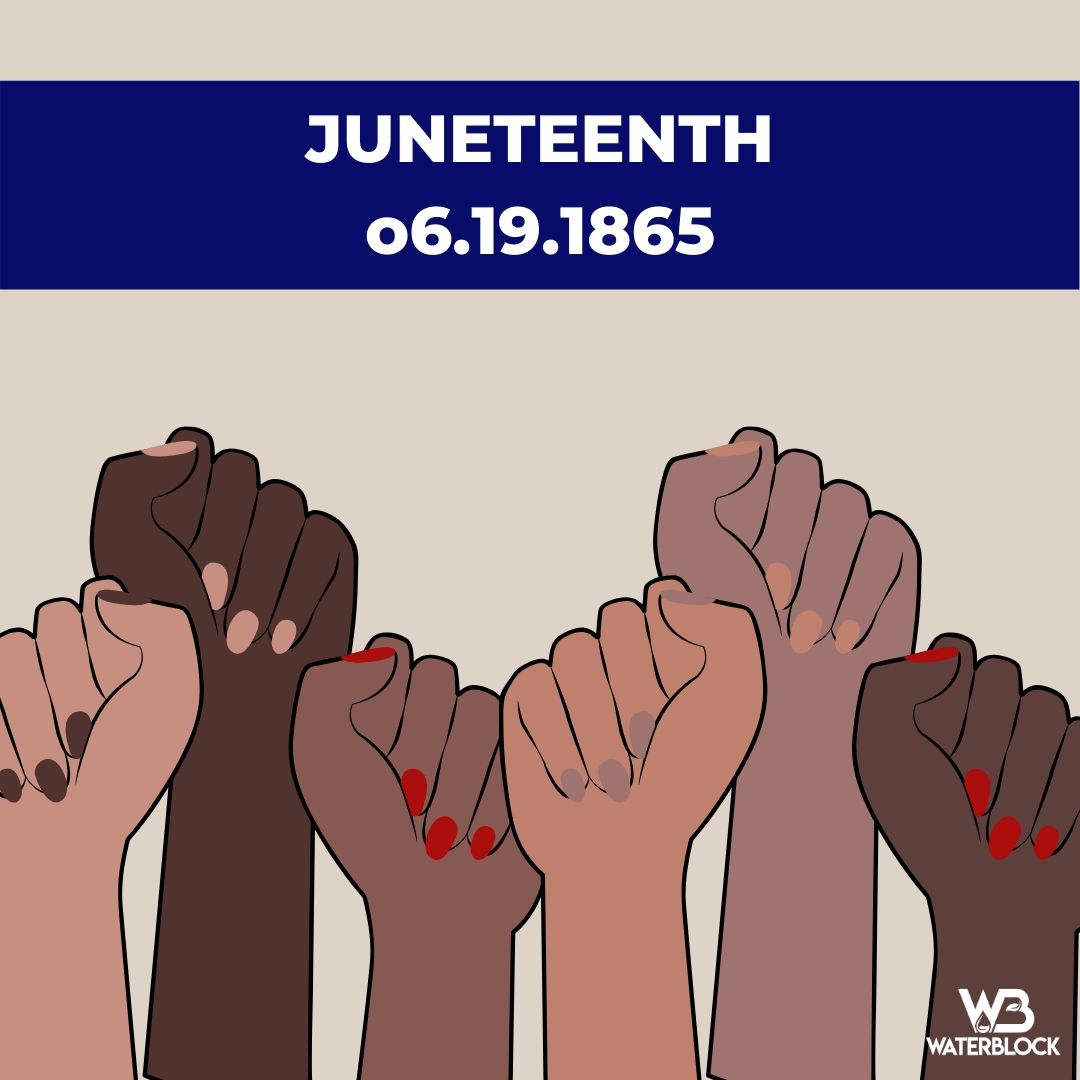 06.19.1865: The day that the last slaves were freed in Texas - more than 2 yrs after the signing of the Emancipation Proclamation. As spoken by Civil Rights Leader Fannie Lou Hamer: "Until I am free, you are not free either." Let our fight for justice continue! #waterblockglobal