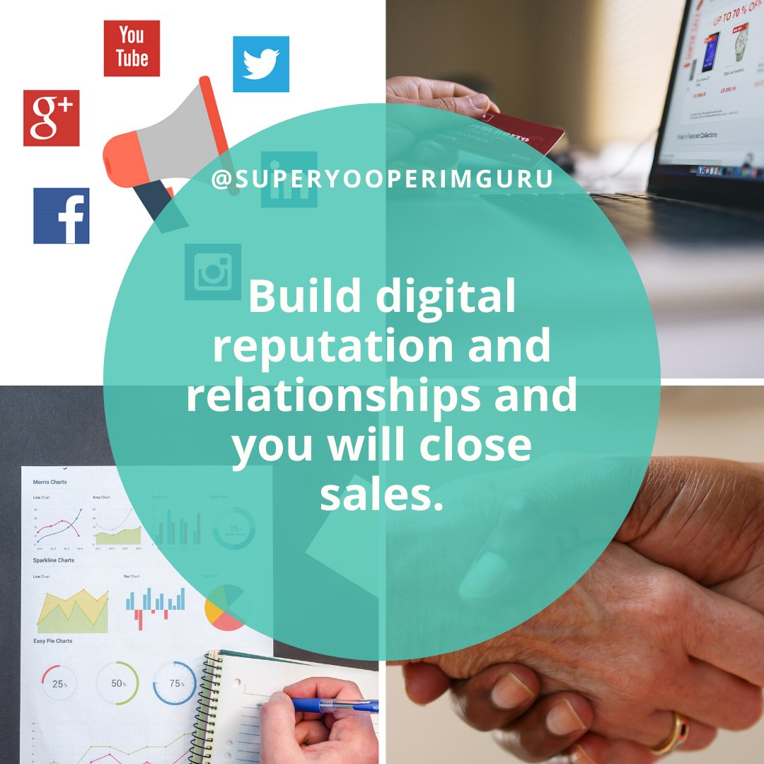 YooperStuff14's tweet photo. Not many people will buy from you the first time. But, if you provide them value, build a relationship, and foster trust, they will become the lifeblood of your online business.
#BuildRelationships #FosterTrust #Success https://t.co/Qm5zZGC0zC