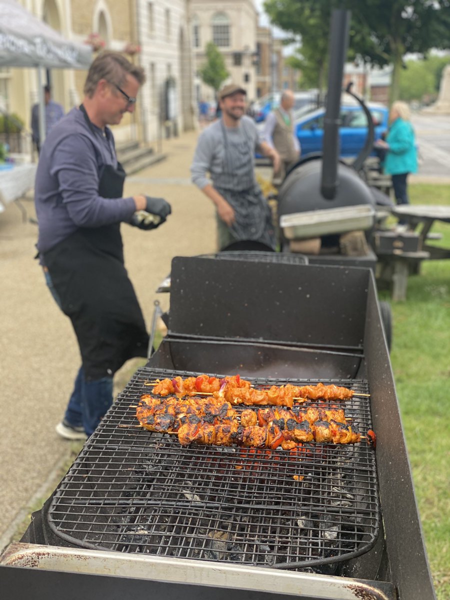 Absolutely brilliant day today saying thank you to key workers in Dorchester by cooking them shit loads of BBQ at <a href="/braceofbutchers/">Brace Of Butchers</a> with <a href="/lambposts/">Steven Lamb</a> <a href="/harrietmansell/">harryvictoria</a> and <a href="/chefdom85/">Dominik Moldenhauer</a>