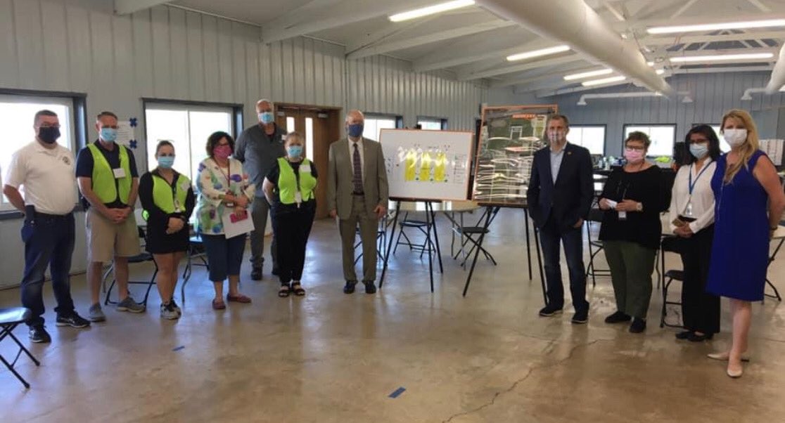 DuPage County opened its first COVID-19 test location this week at the DuPage County Fairgrounds. I was able to tour the facility this morning with my friend and Board colleague, Mary Ozog, and <a href="/RepBillFoster/">Congressman Bill Foster</a> and <a href="/RepCasten/">Rep. Sean Casten</a> .

Thanks to <a href="/DuPageHD/">DCHD</a> 
 Info @ dupagehealth.org/601/COVID-19-T….