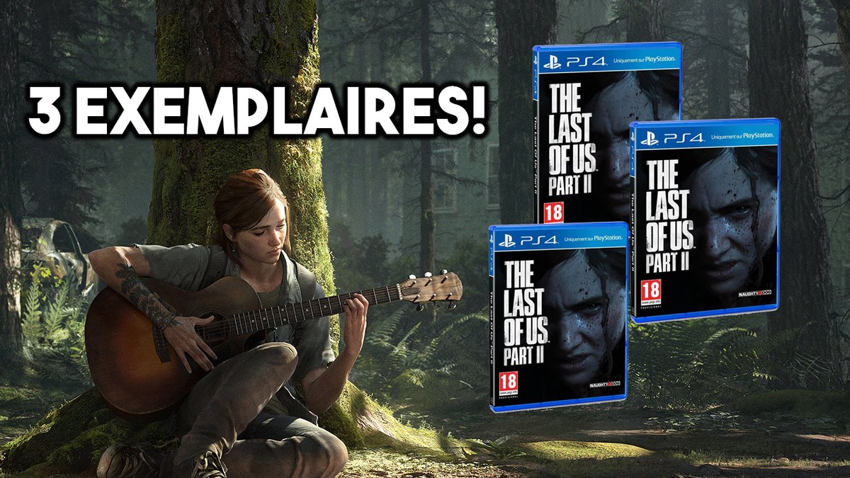 🎁 #Concours 🎁

On vous fait gagner 3 exemplaires de The Last of Us II sur PS4 ce soir ! 💪

Pour participer :
- RT
- Follow les 2 comptes .<a href="/conkerax/">Conkerax</a> et .<a href="/Cdiscount/">Cdiscount</a> 
- Mettre un j'aime à la publication.

Bonne chance à tous, j'espère que vous êtes méga chauds!