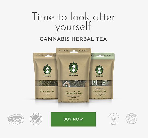 <a href="/BMBotanicals/">Body And Mind Botanicals</a> are producers of Cannabis Tea. They sell three types; loose leaf, individual bio-degradable tea bags and also a peppermint blend that are all licensed to carry the Vegetarian Society Approved vegan trademark buff.ly/37FIzgu