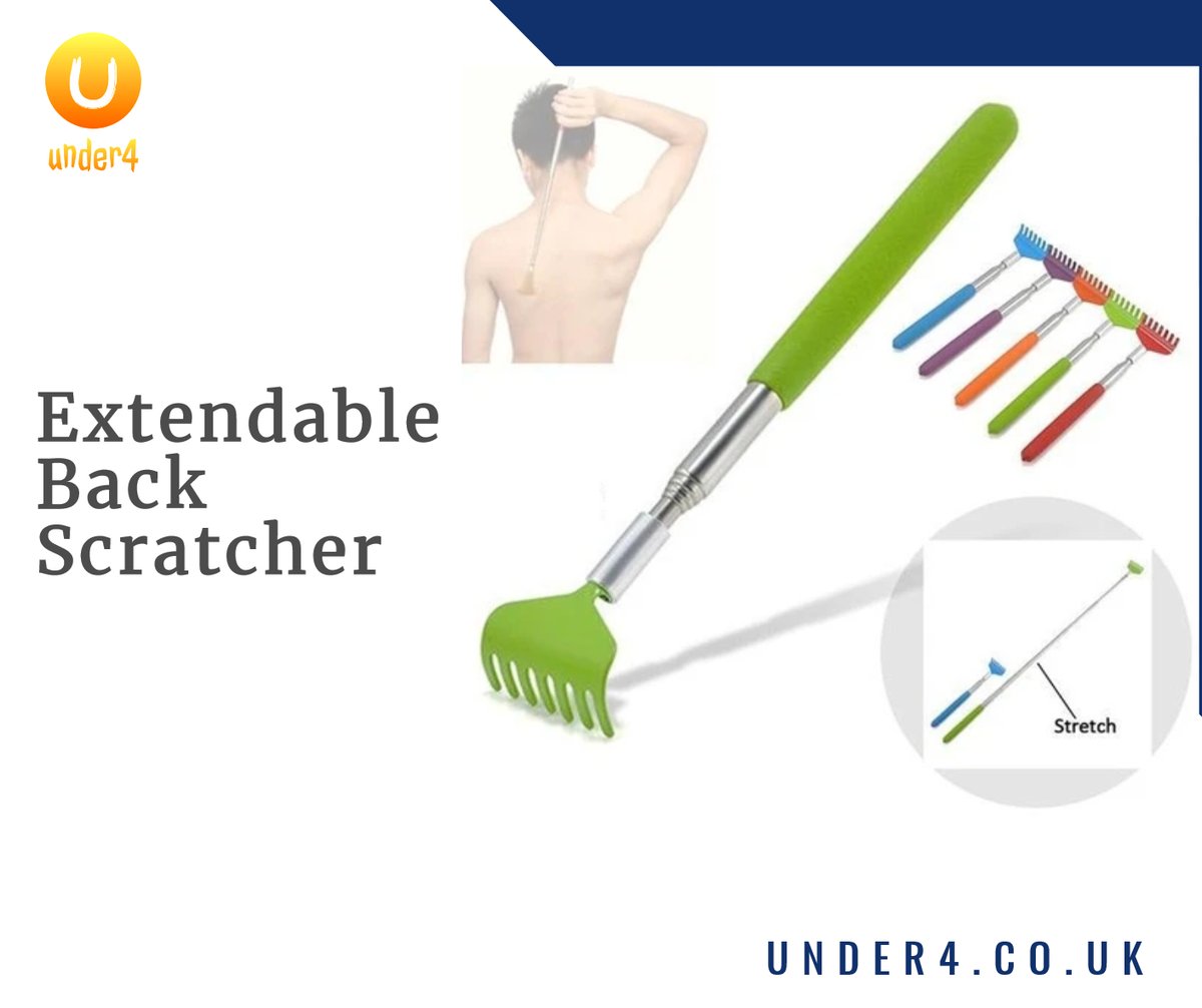 Under4W's tweet image. Extendable Back Scratcher. These handy Extendable Back Scratchers are ideal for the home or office.
Price: £0.65
Shop Now: bit.ly/2XykwMa
UNDER4.wholesale UK
@Under4W

#Twitter #under4 #Wholesale #cheap #uk #shopping  #buynow #OnlineMarketing
