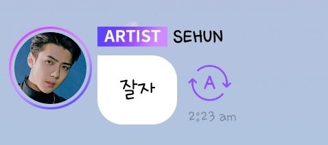 SELUKAIS's tweet photo. sehun bubble🥺🥺 sehun says "good night"💤💤💤 https://t.co/spIzb4gPXd