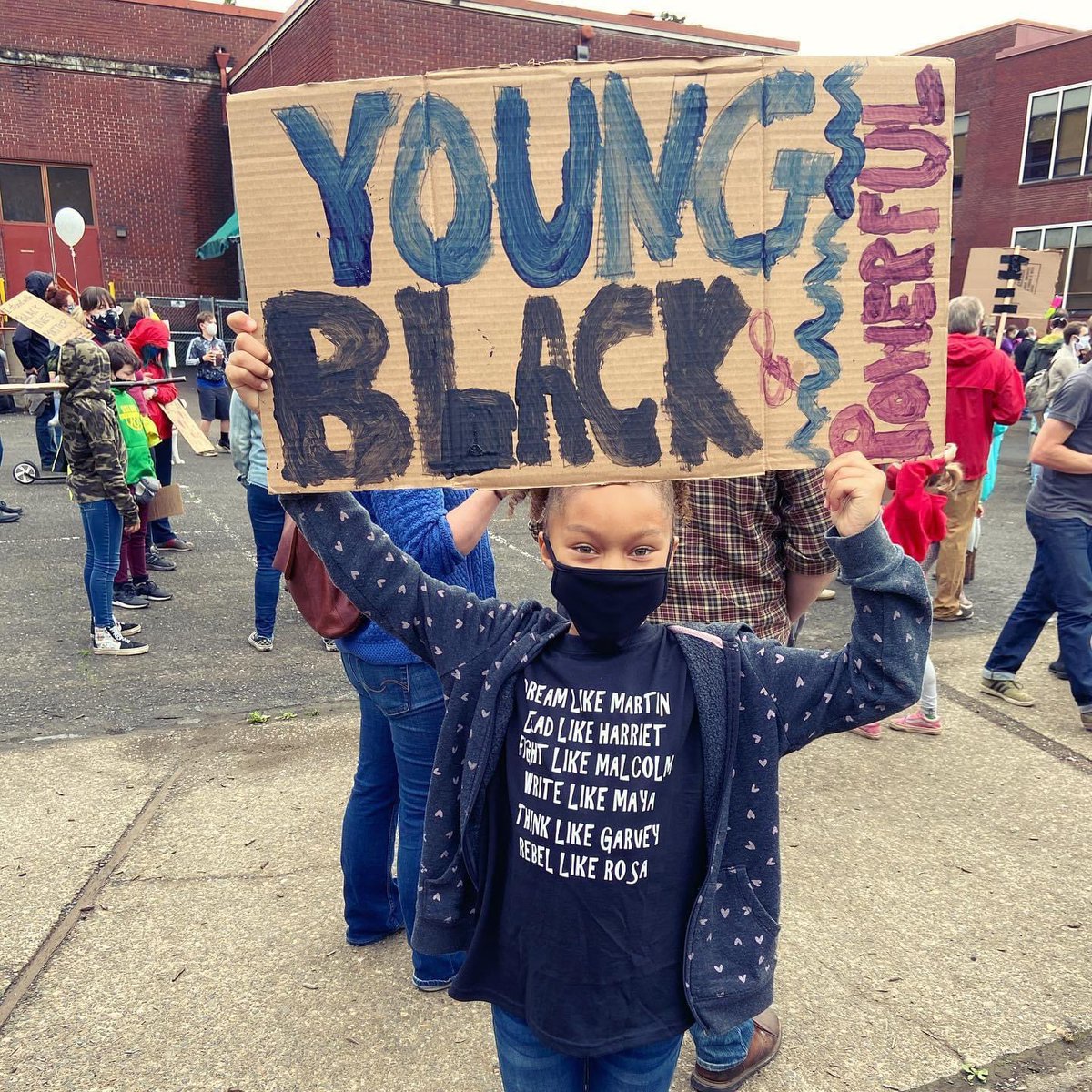 carmentrue's tweet photo. My family are joining together today at this special event for Juneteenth. Join Us! Beaverton Library 4-6pm. Let’s show my niece Raven she is our young and Powerful Raven. We love her 🖤 and she matters. #BlackLivesMatter #blm #blmpdx https://t.co/OlizPdOoiq
