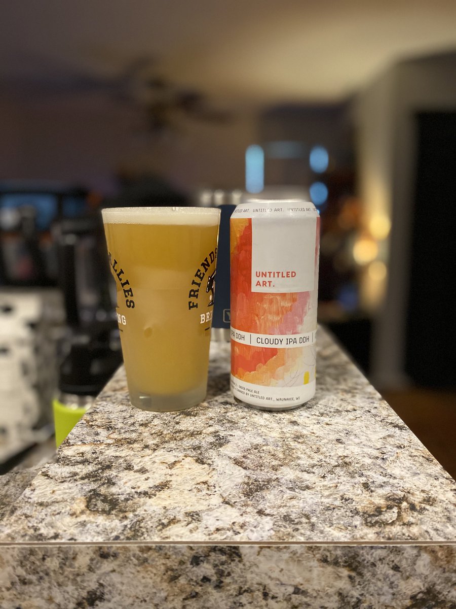 There’s this WI brewery that I’ve been looking for, & have a great take on design, & what beer really is. Art. Along with art on the can.  awesome way to spread 2 kinds on great art on the world   #CloudyIPADDH  http://www.drinkuntitled.com  /7