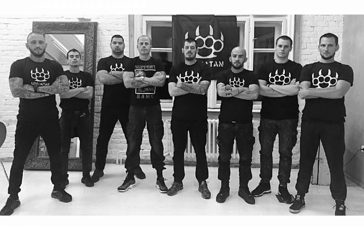 14Milimetros's tweet photo. Levijatan comenzó como movimiento en favor de los derechos de los animales en Serbia. Su lema era: "No toques a los animales, te encontraremos". Ahora es un partido político ultranacionalista que aspira a obtener el 3% de los votos en las legislativas de este domingo. https://t.co/RHgqJgvnzX