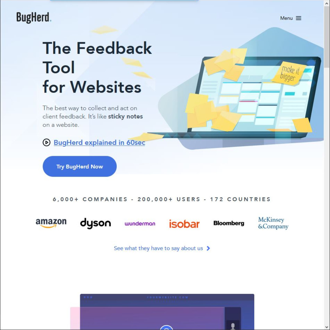JTWebDesigns's tweet photo. #WeKnowTheWeb Perfect your feedback process with this final tool: #BugHerd. #KeepItSimple https://t.co/iNPlVevmaB
.
.
#Digital #Visual #Content #Inbound #SocialMedia #SearchEngine #B2B #Email #Marketing #ROI #SEO #PPC #Entrepreneurs #StartUps #NewOrleans #Bilingual #Webmaster https://t.co/Y5DIF2RKLp