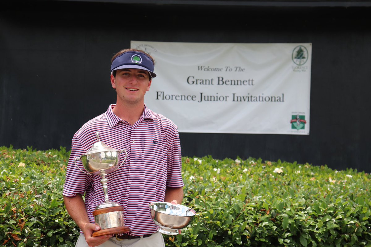 SCJGA's tweet photo. Meet the 69th Grant Bennett Florence Junior Champion... Drew Harrill with a tournament total -12 under 🏆

#PlayGolfSC https://t.co/xDQJ8nsZXN