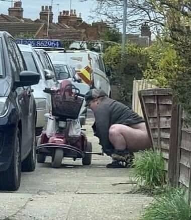 RAFpolicedog's tweet image. If it can squat like that, it’s fit for work! 🤢🤮