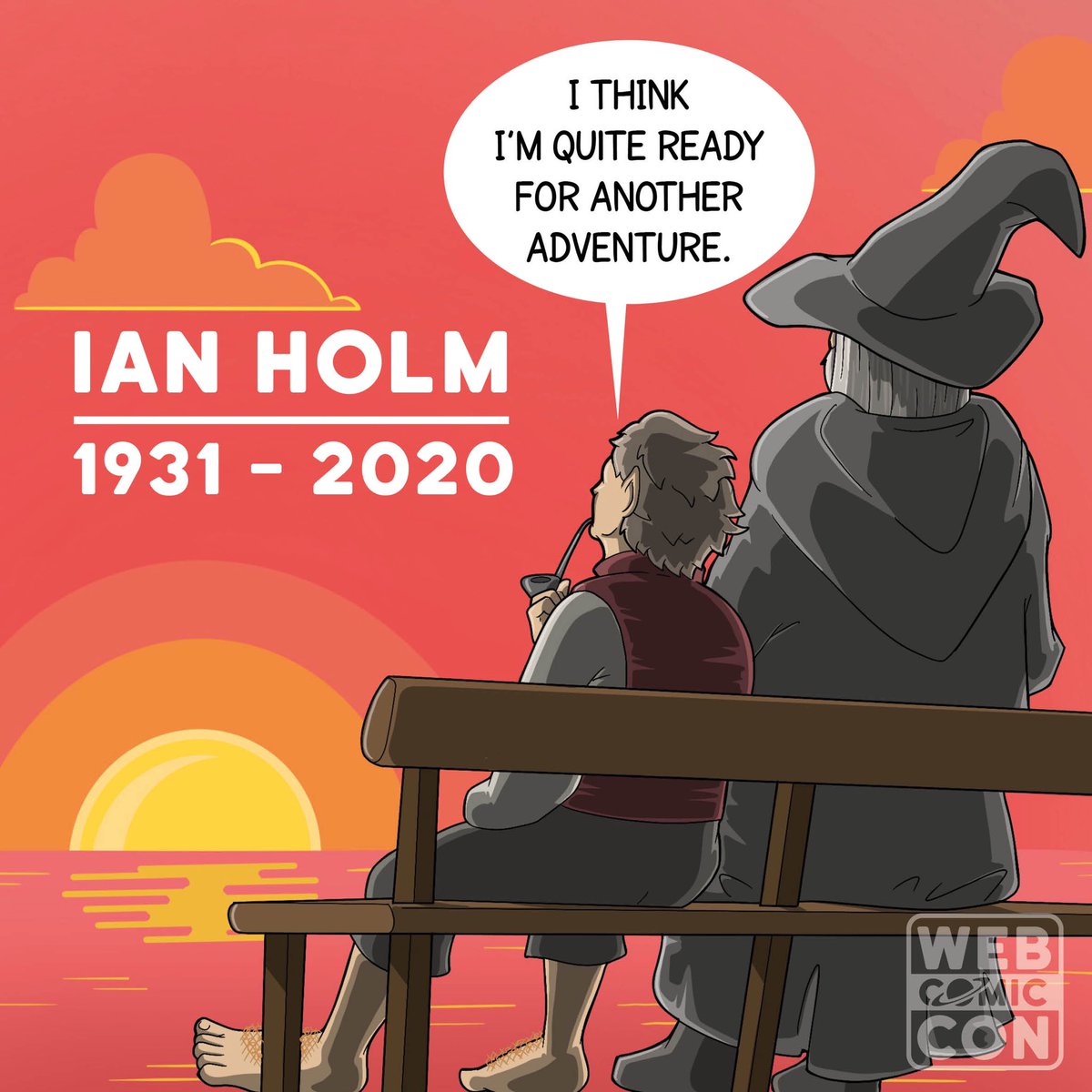webcomicon's tweet image. Remembering #IanHolm