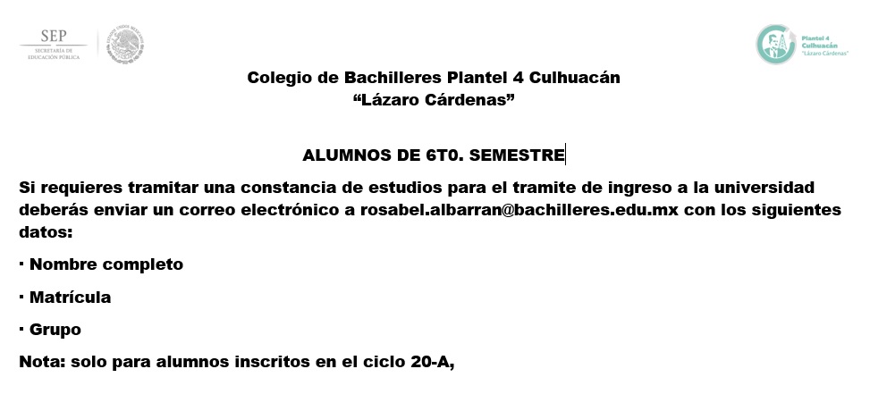 EnglishCB4's tweet photo. Alumnos #G652 #G658 #G663 #G664 hace unos días me preguntaban sobre las constancias de estudios. Aquí la información. https://t.co/1iQA534CgM