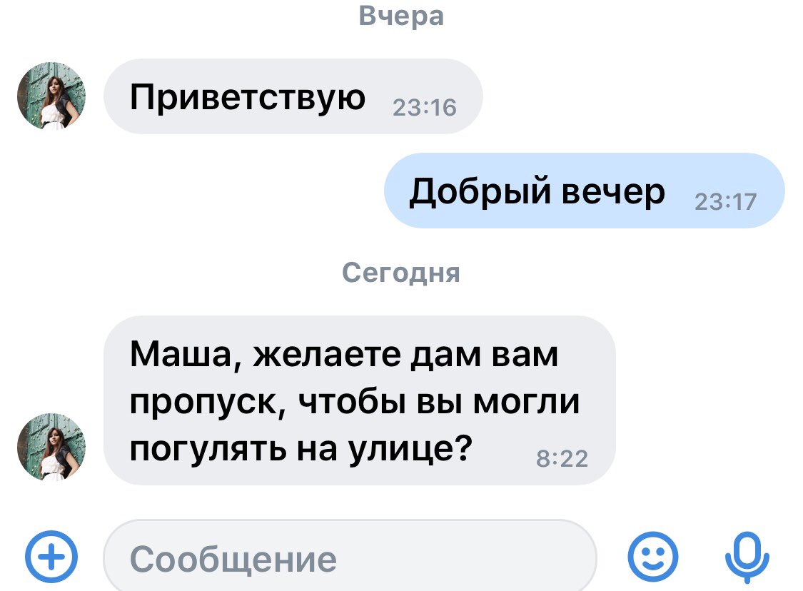 Что за бред , я даже вначале не поняла о чем они , потому что  я и раньше гуляла без пропусков