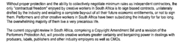 In their letter, the authors’ organisations explained that the current copyright law allowed publishers & other intermediaries to exploit them, keeping all profits for themselves and leaving creators with the scraps. The reform was supposed to change that.  https://www.asktheeu.org/en/request/7916/response/26627/attach/6/Doc%2026a%20Ares%202019%201765711%20Ltr%20to%20JLD%20150319%20Industry%20attempts%20to%20sway%20key%20Redacte.pdf?cookie_passthrough=1