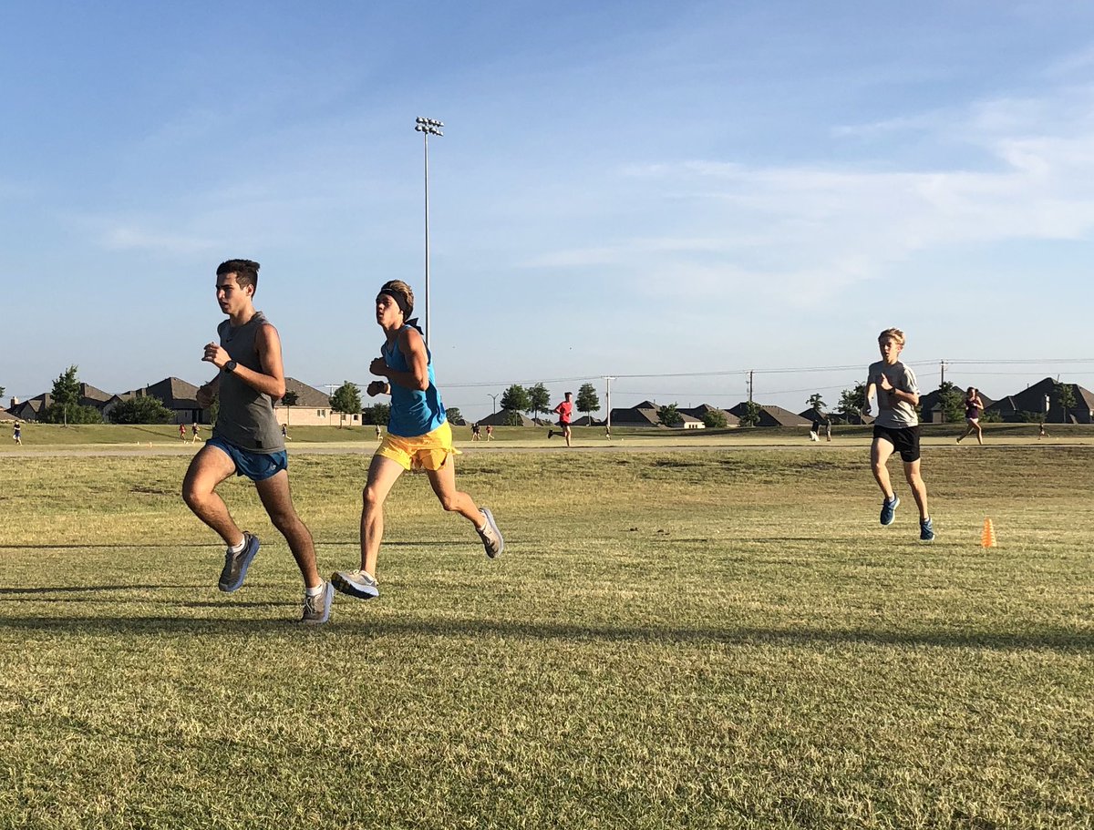 rockhillxctf's tweet photo. First time trial in the books! The name of the game is stacking weeks on top of weeks! Let’s keep rolling Blue Hawks! #protecttherock #solidasrock https://t.co/an52lqXBTo