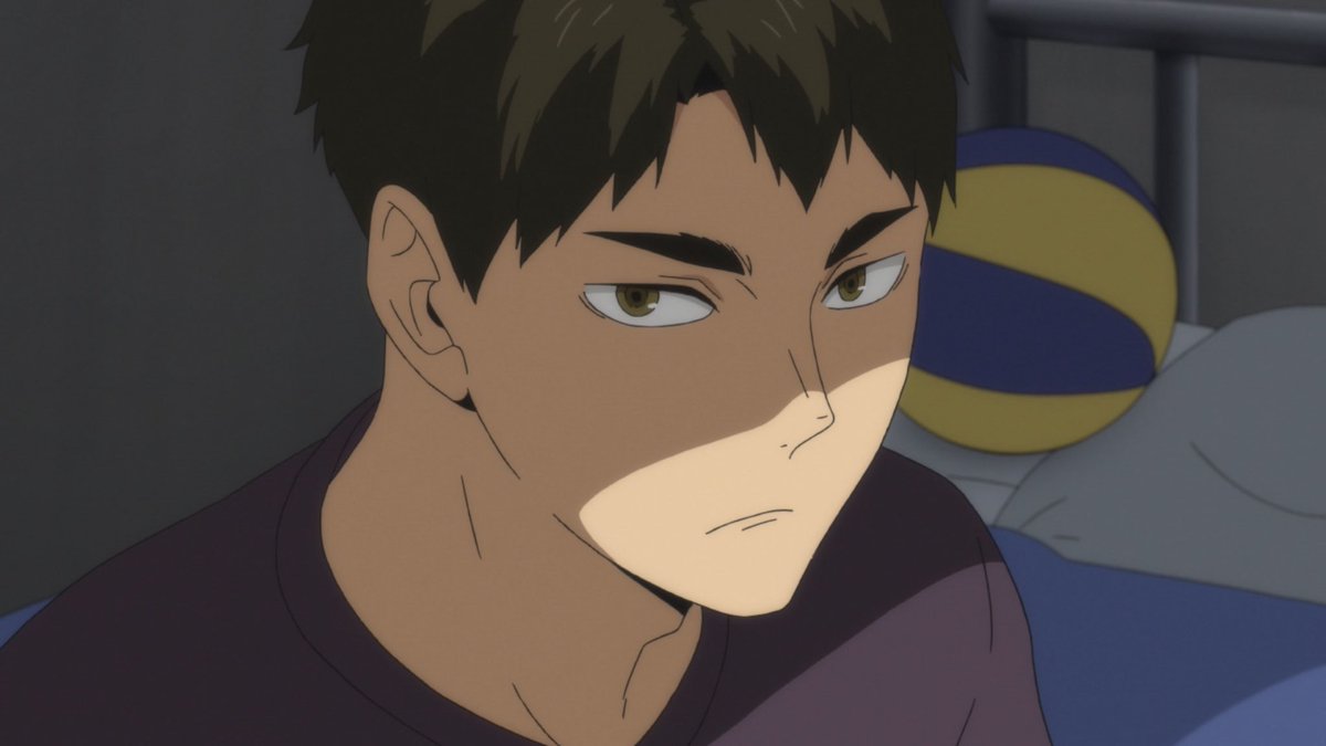 ushijima stans:-U SCARE ME-blunt-yes ur scary but u wouldn't hurt a fly, pls -loves how strong he is-strictly an ushijima stan-normal sleeping schedule (im jealous)-kinda head empty-h word but won't admit it
