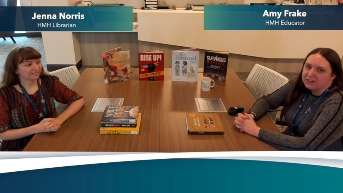 HMHou's tweet photo. Librarian Jenna Norris and HMH Educator Amy Frake offer book recommendations for all ages and introduce a summer writing challenge for students between the ages of 12 and 19. #HMHatHome @BoniukCenter 

For more information: https://t.co/J9t3cLso5o https://t.co/Ov7fiQnc95