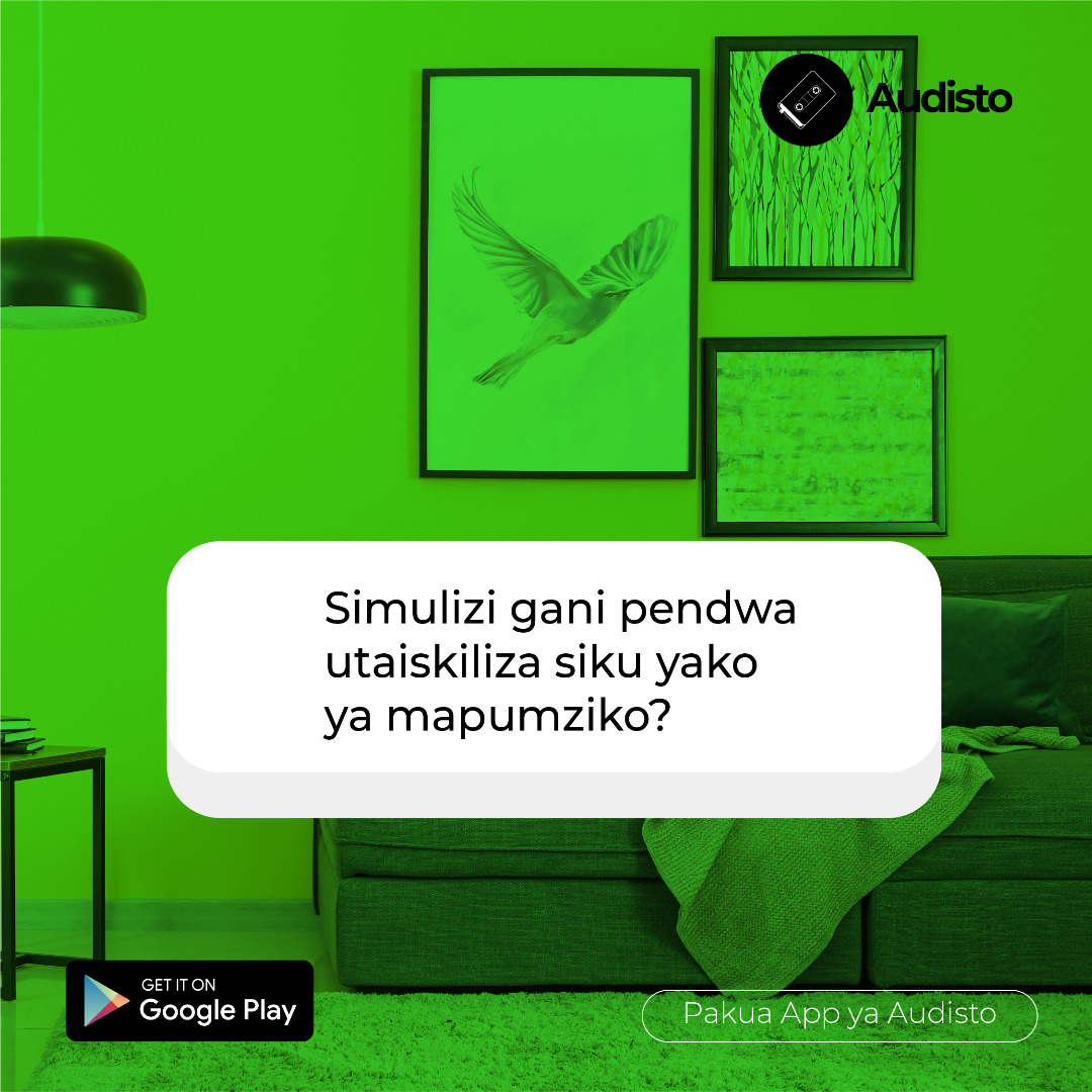 audistoapp's tweet photo. Pakua application ya @audistoapp  Play Store uweze kusikiliza simulizi za kusisimua kwa lugha ya Kiswahili.
.
.
#simulizi #hadithi #audistoapp #swahili #tanzania #mapenzi #stori https://t.co/Ds3rc8MxPI